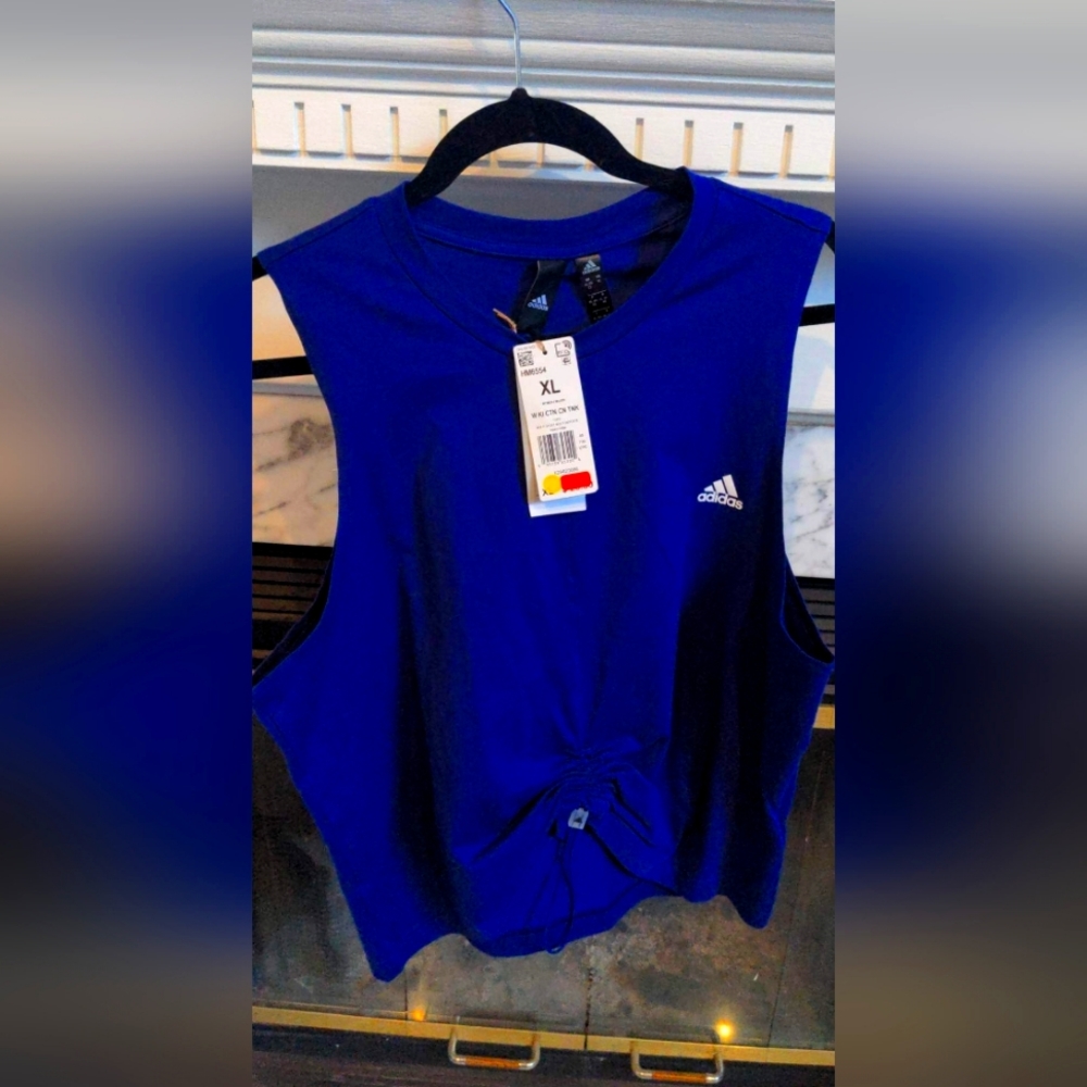Adidas. Scrunch tank top